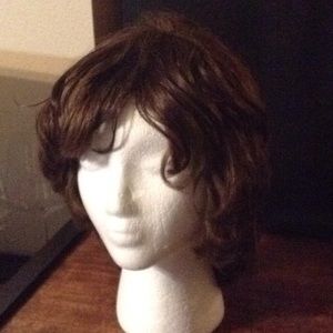 Brown boy cut wig